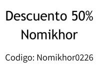 Descuento Nomikhor 50%